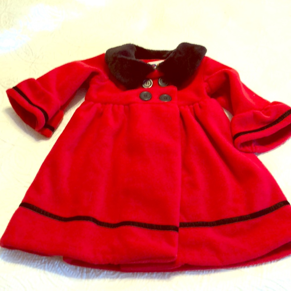Pete’s Partner vintage red velour coat